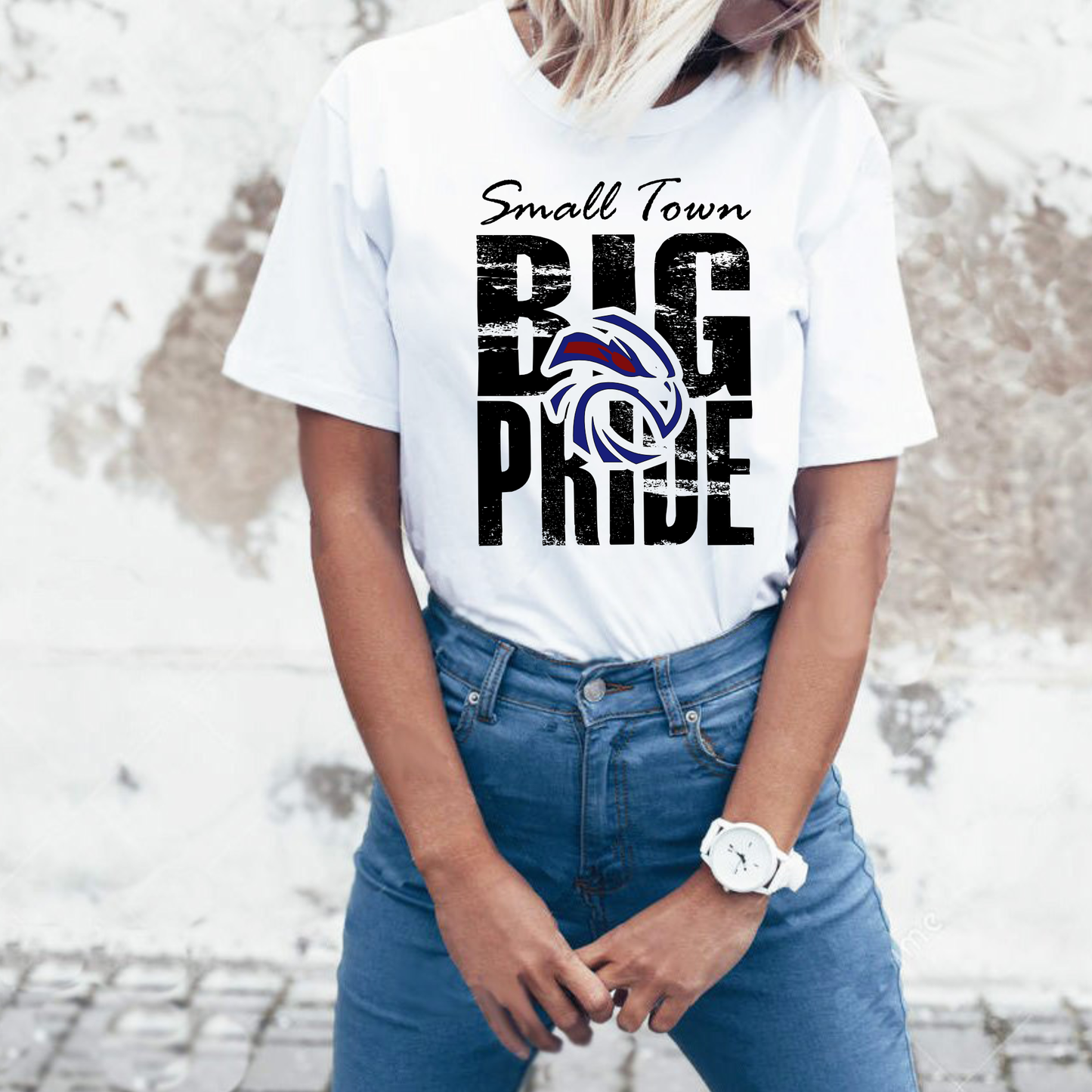 Small Town, Big Pride | Hawks | Hannan | Bella & Canvas Unisex Short Sleeve