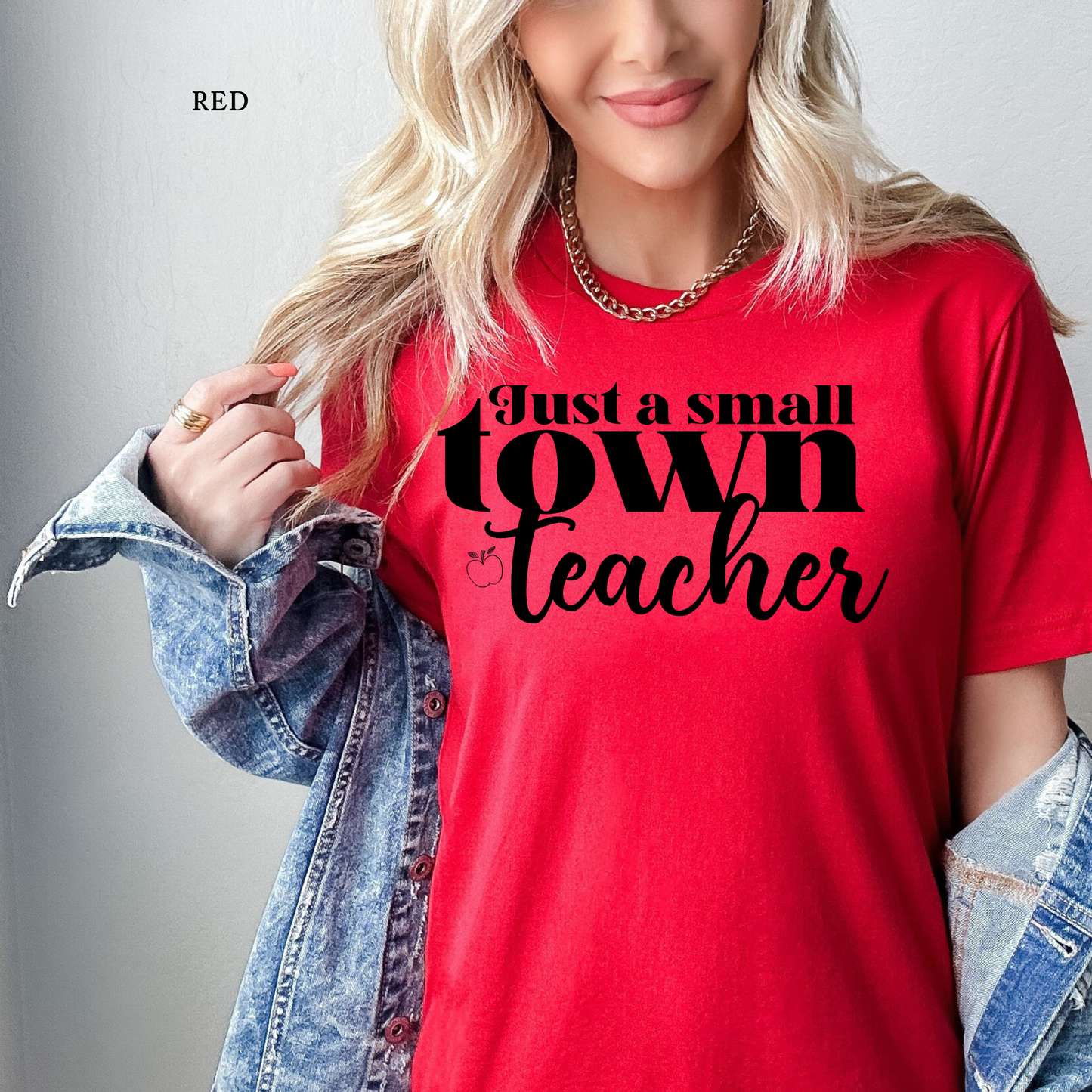 Small Town Teacher | School Colors Option