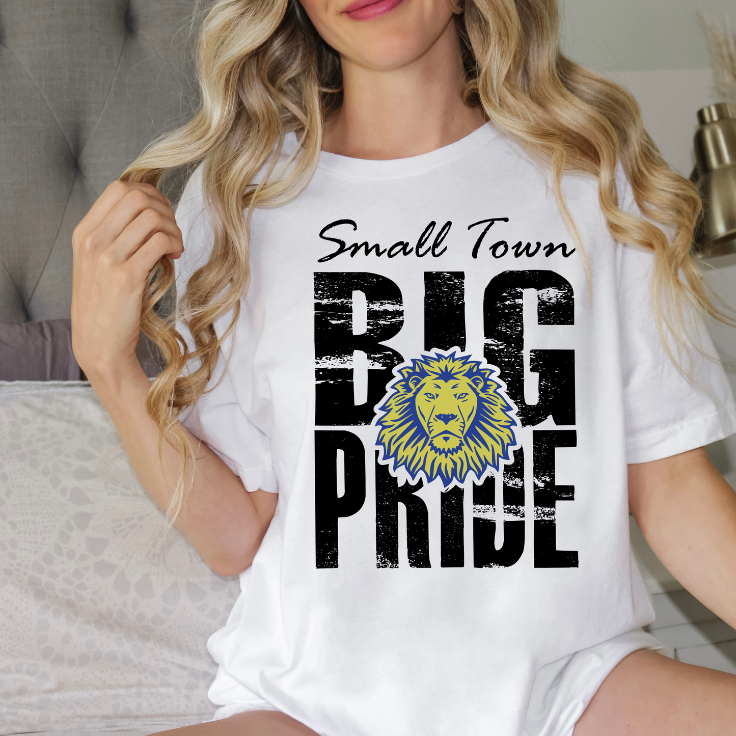 Small Town, Big Pride | Covington High | Lions | Short Sleeve