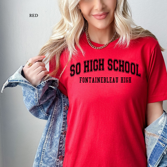 So High School | Fontainebleau High | Bulldogs | Short Sleeve