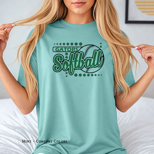 Gators Softball Dots | Mascot | Gators | Madisonville Youth Boosters