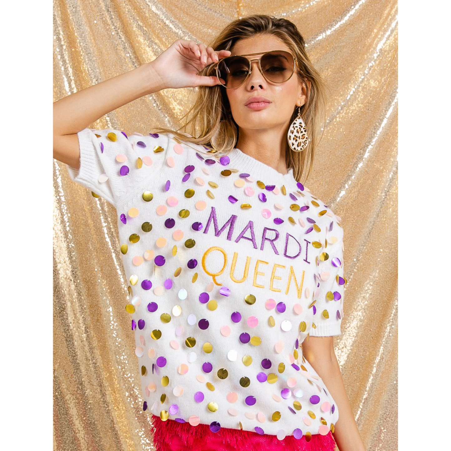 Mardi Queen | Spangle Sequin | Mardi Gras