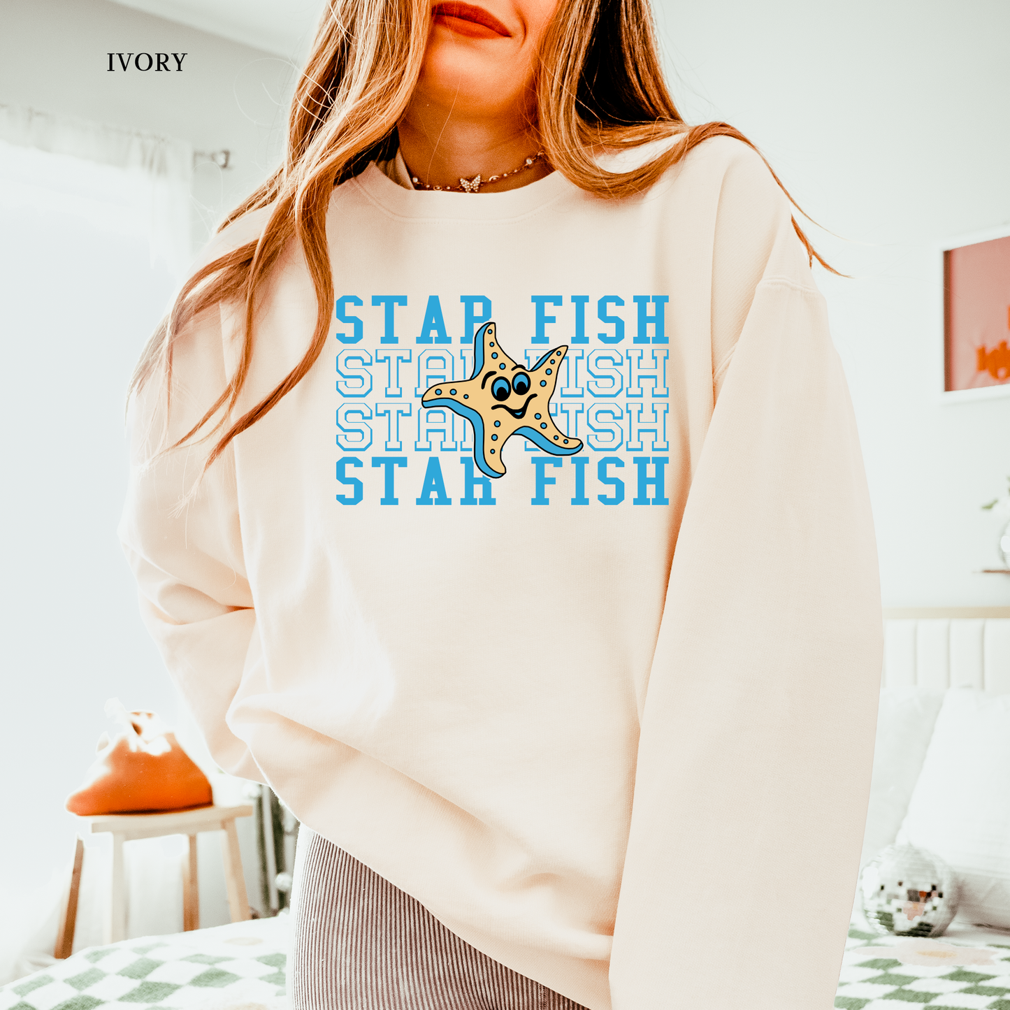 Star Fish Star Fish | Marigny Elementary | Comfort Colors Sweatshirt