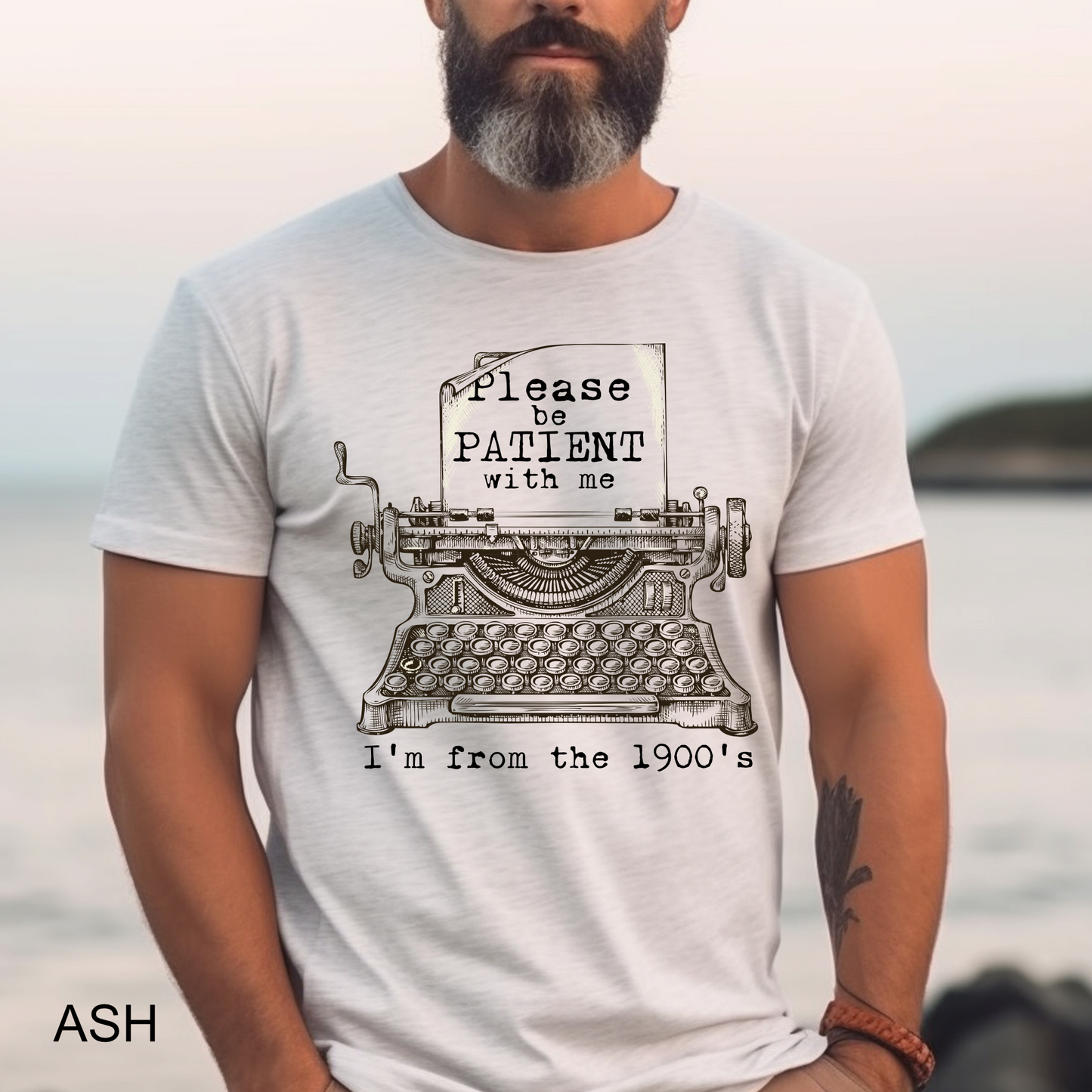 Vintage Typewriter | Born in the 1900's | Funny Graphic Tee | Birthday Shirt