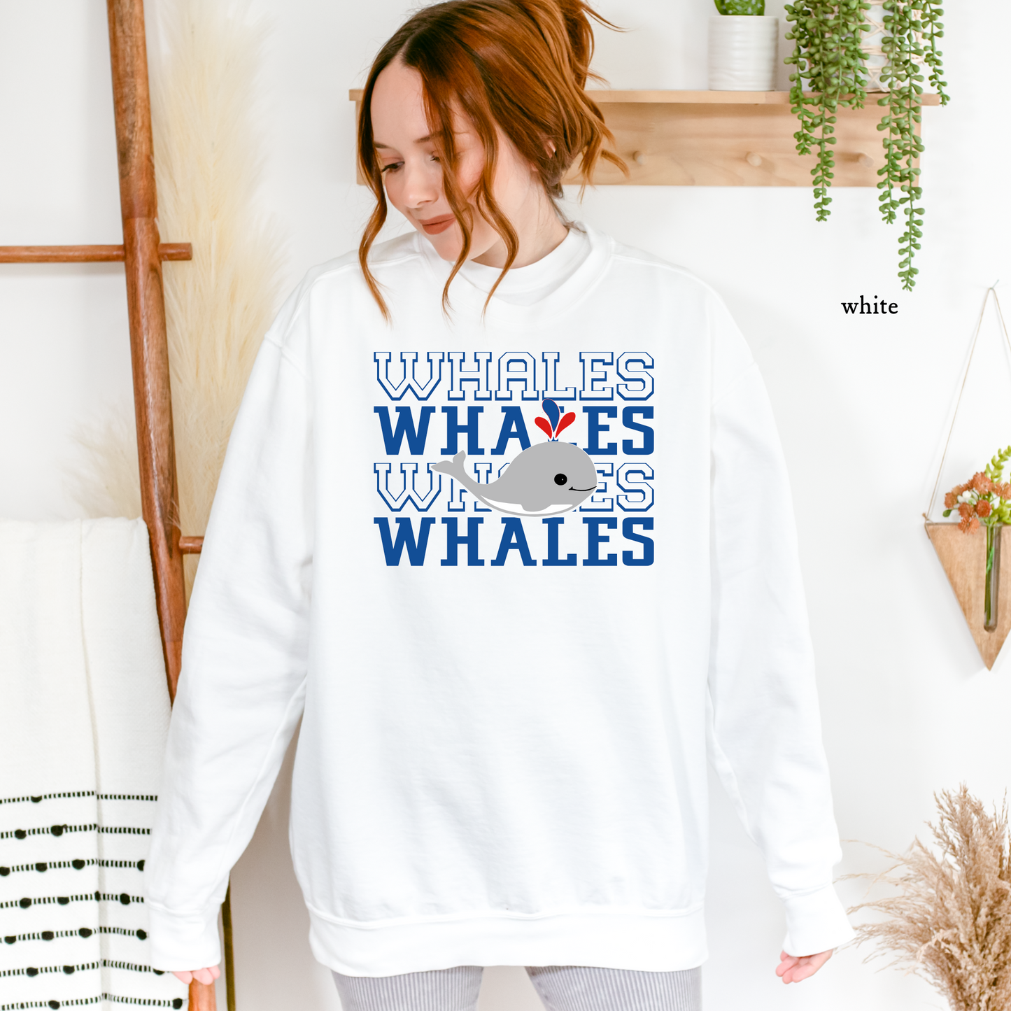 Whales Whales | Mandeville Elem. | Comfort Colors Sweatshirt