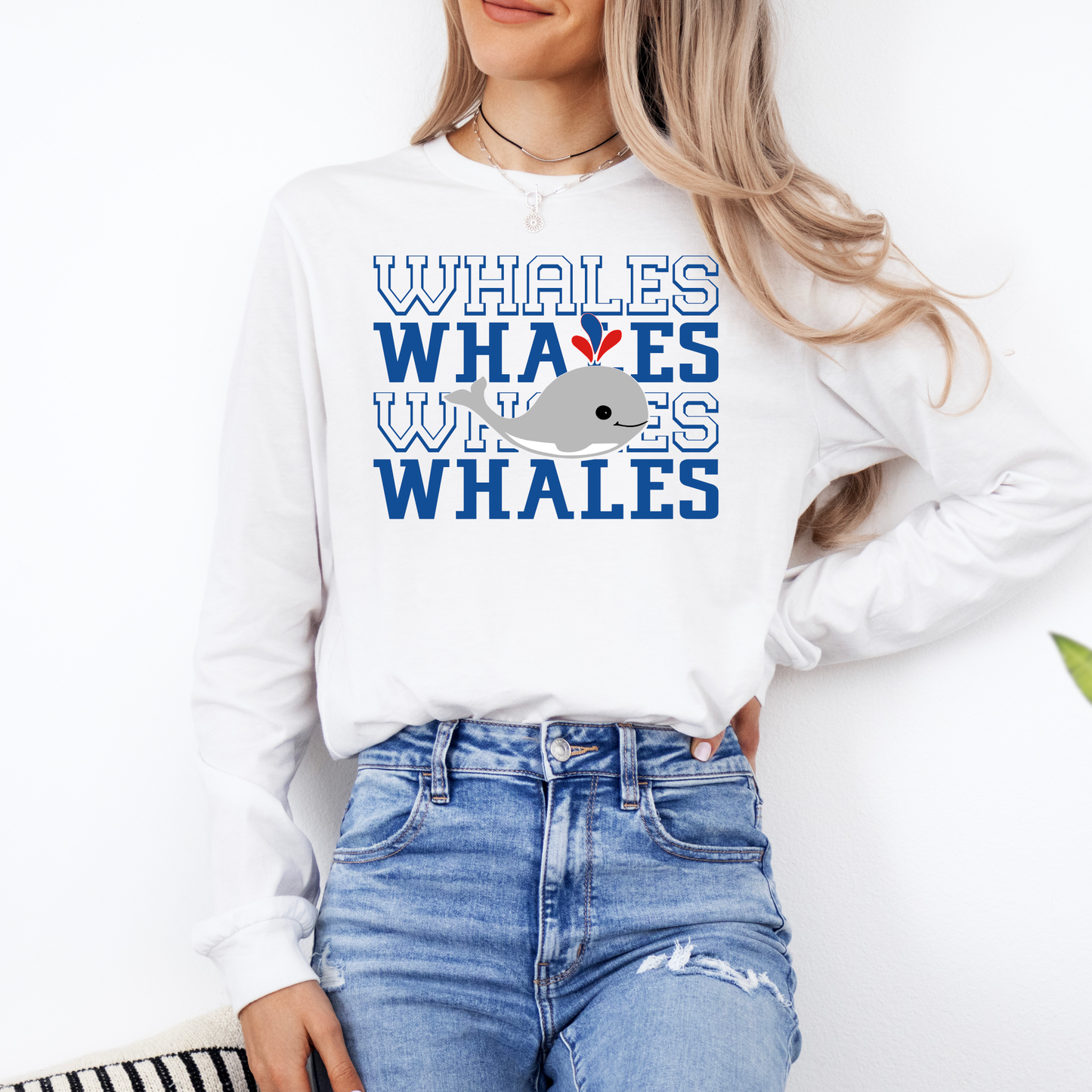 Whales | Mandeville Elementary | B&C Long Sleeve