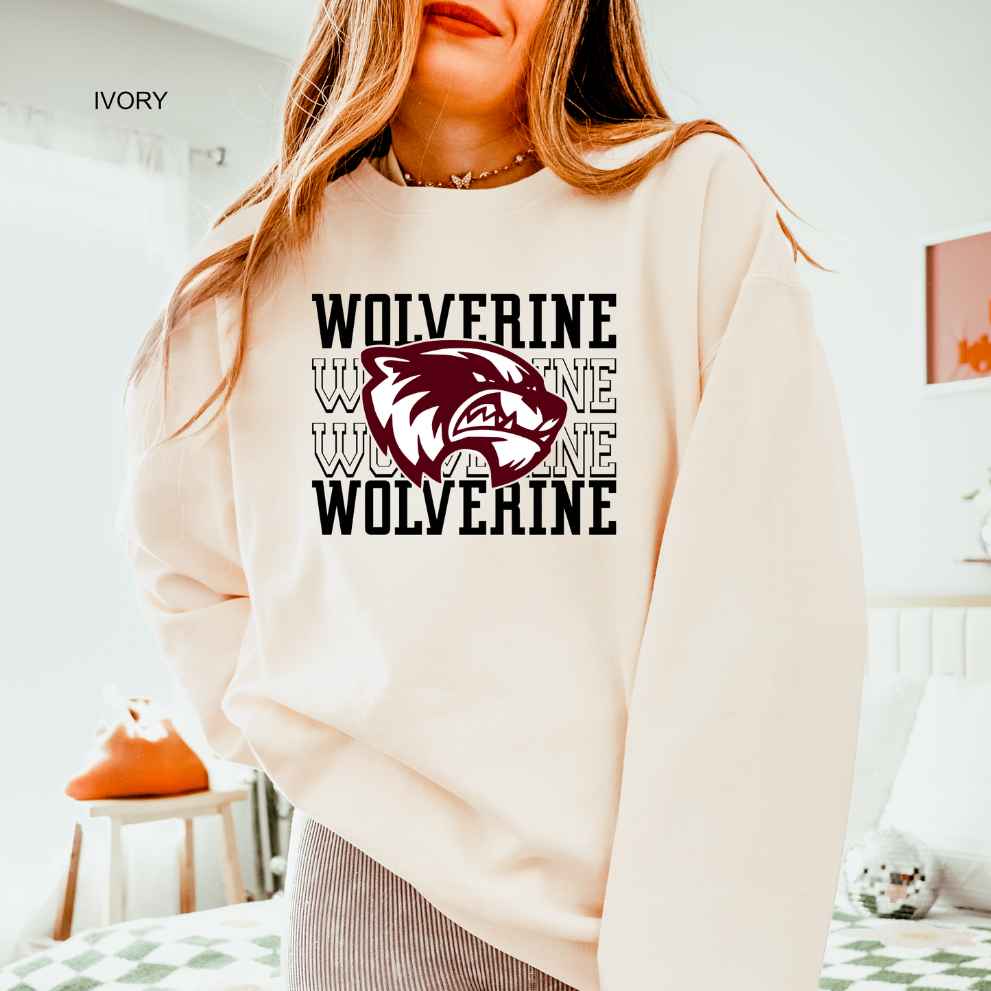 Wolverine Wolverine | Northlake Christian | NLC| Comfort Colors Sweatshirt