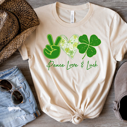 Peace Love & Luck | St. Patrick's Day | Adults