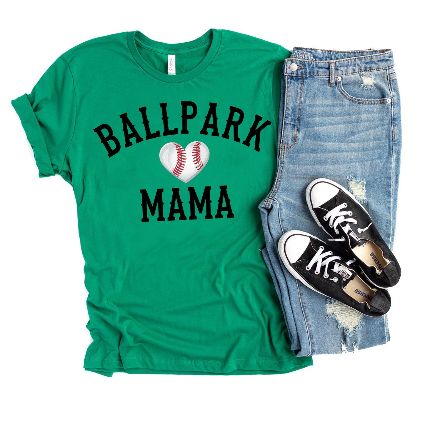 Ballpark Mama - Baseball Tee