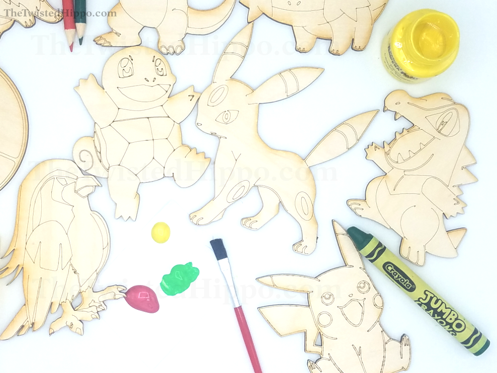 Pokemon Art Kits  | 10 Piece | Paint Kit