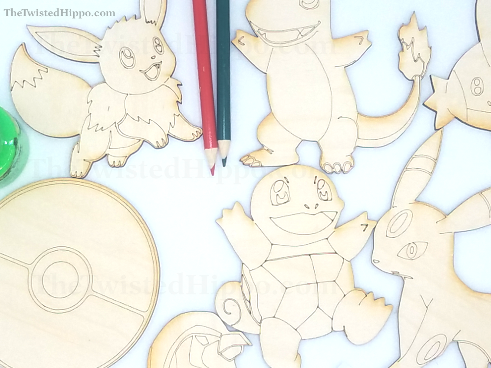 Pokemon Art Kits  | 10 Piece | Paint Kit